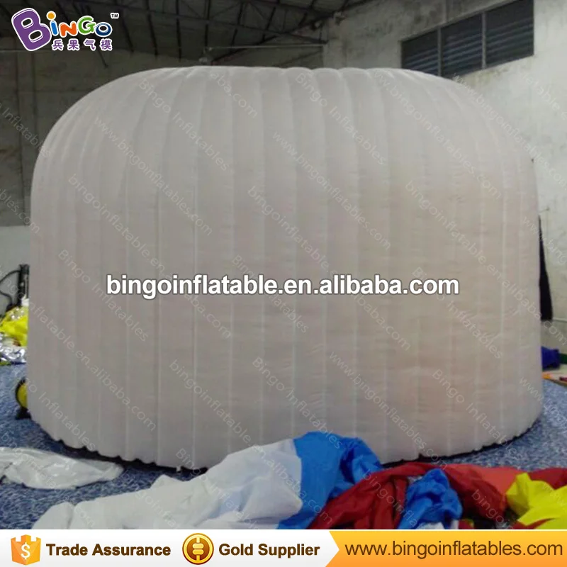  Double door inflatable photo booth tent/Golden inflatable photobooth for wedding