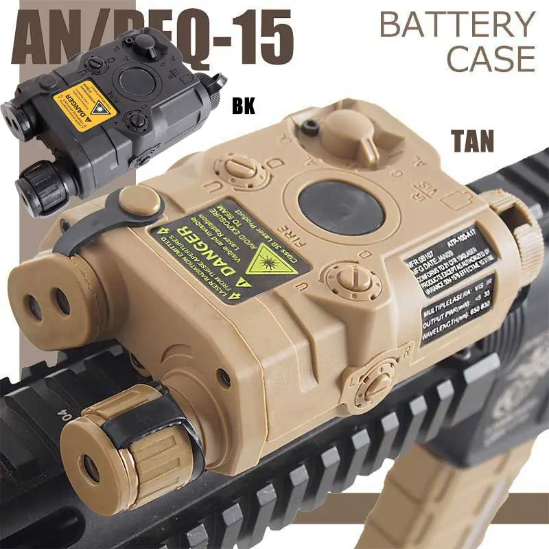 Тактический чехол для аккумулятора PEQ 15 Style RIS военный батареек Airsoft AEG Peq пустышка