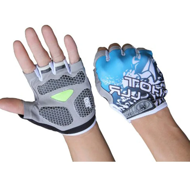 FullPlus Cycling Gloves with Gel Pad Breathable Shock absorbing Half