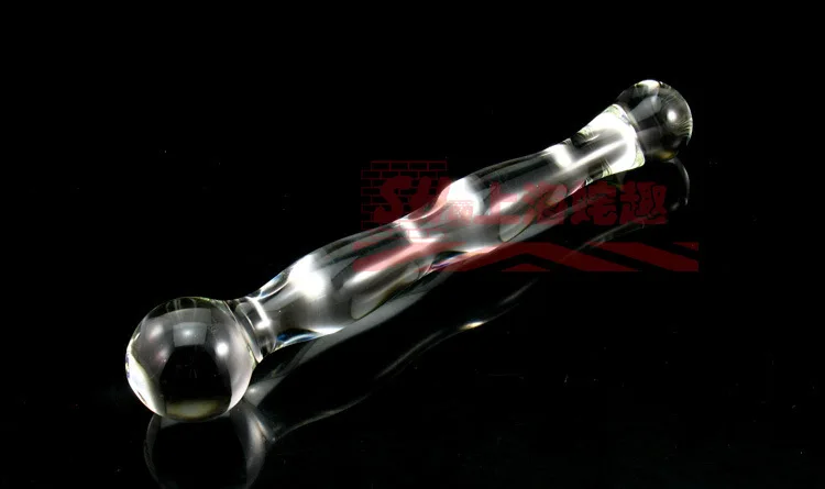 18cm Thick Crystal Dildo Glass Dildos Sex Stimulator Pleasure Wand Adult Transparent Female Sex Products woman butt plug