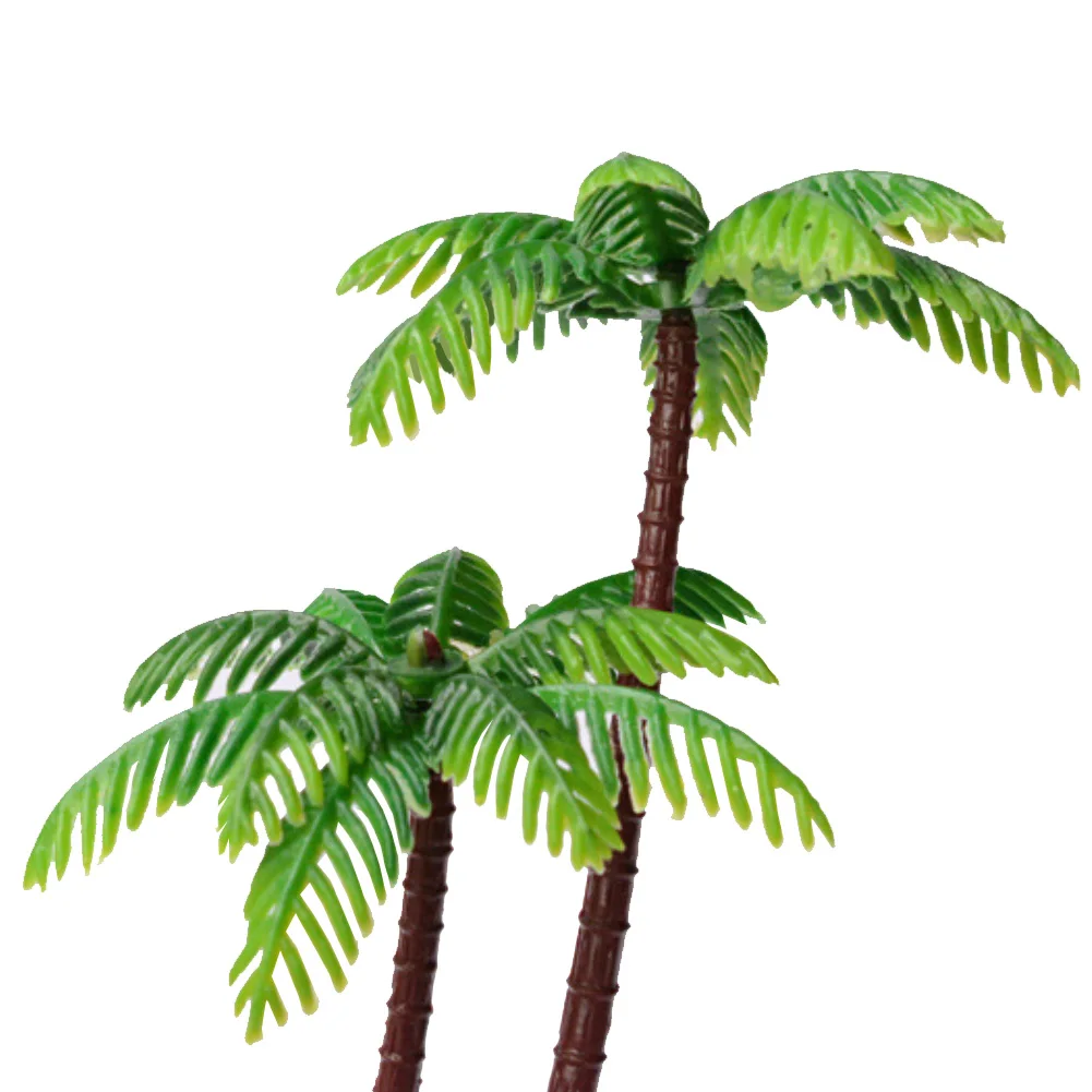 Mini Coconut Palm Model Trees Layout Mini Toy Forest Scenery Landscape Miniature 