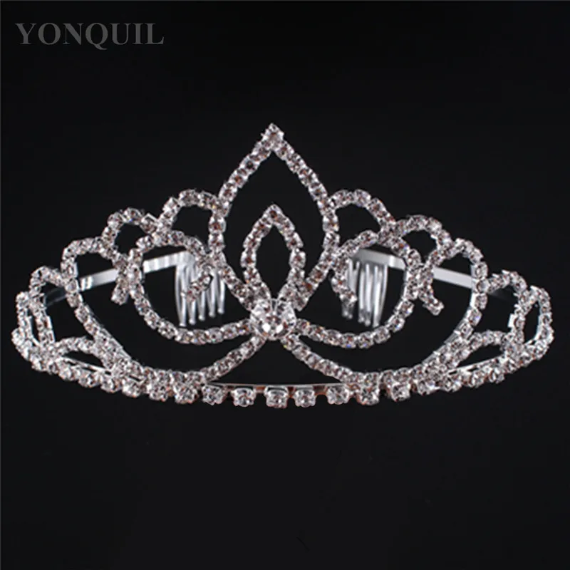 Crystal Prom Wedding Bridal Jewelry Set – Necklace, Earrings & Crown – Clear Diamante