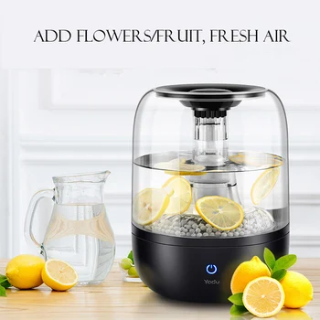 

4L Large Capacity Water Purifier Humidifier 220V Ultrasonic Air Humidifier Fruit Flower Water Sprayer Ultrasonic Atomizer Type