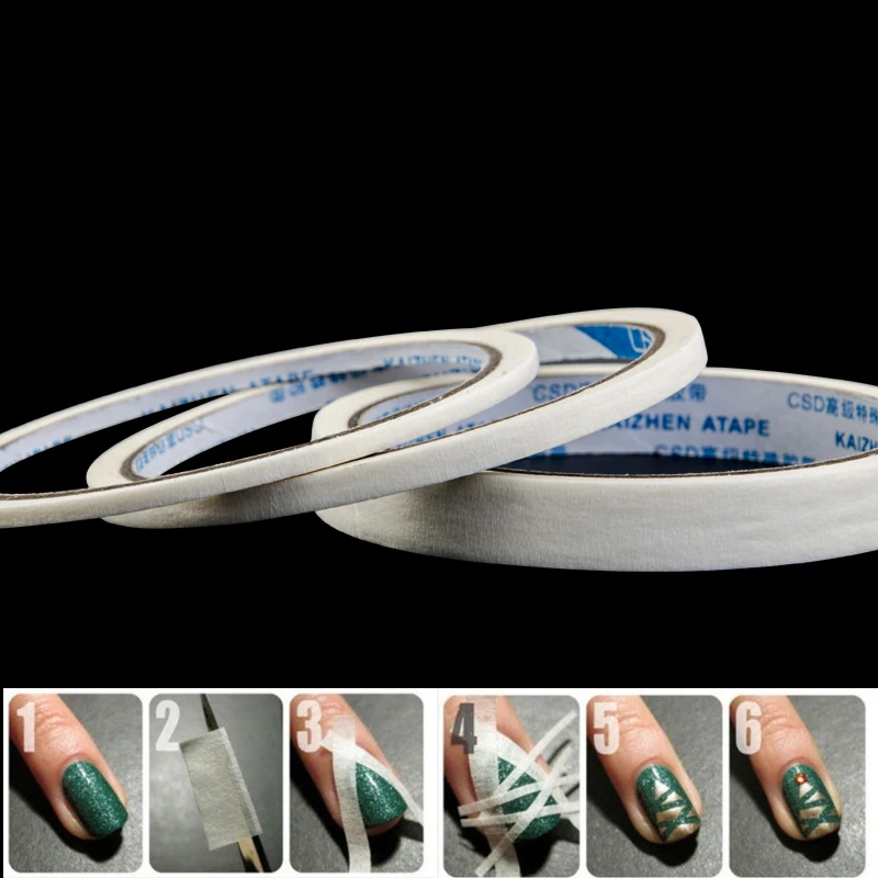 

1Roll Nail Art Stripping Tape Line Strips Decoration Tools 3/5/9mm Edge Guide Tips Design Nail Sticker DIY Manicure Accessories