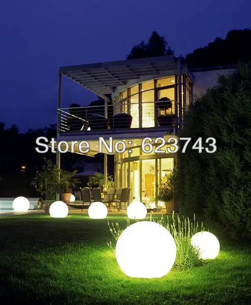 Волшебный RGB светодиодный шар! Светящиеся сферы 50 см, водонепроницаемый бассейн stlools изменение цвета D50cm светодиодный шар, SL-LB500