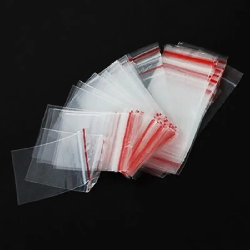 

2019 OPP Poly Ziplock Zip Zipped Lock 0.055mm Thickness Bag Reclosable Clear Transparent Jewelry Craft Storage Bag Drop Ship