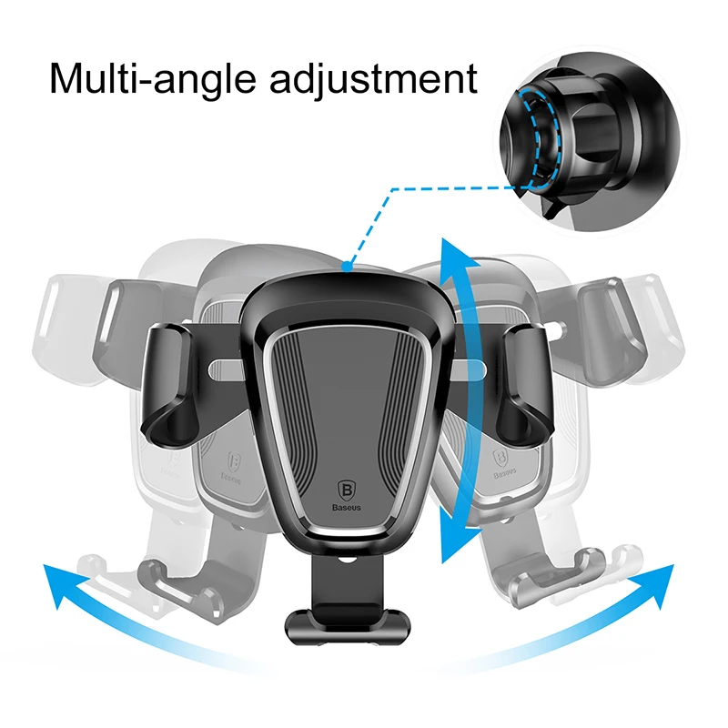  Baseus Schwerkraft Auto Telefon Halter Für iPhone Xs Max X Samsung S10 S9 Air Vent Halterung Handy 