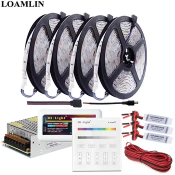 

RGB Led Strip Light 5050SMD 30Leds/m Milight B3 RGBW Touch Panenl RGB Led Controller Amplifier DC12V Led Transformer Kit