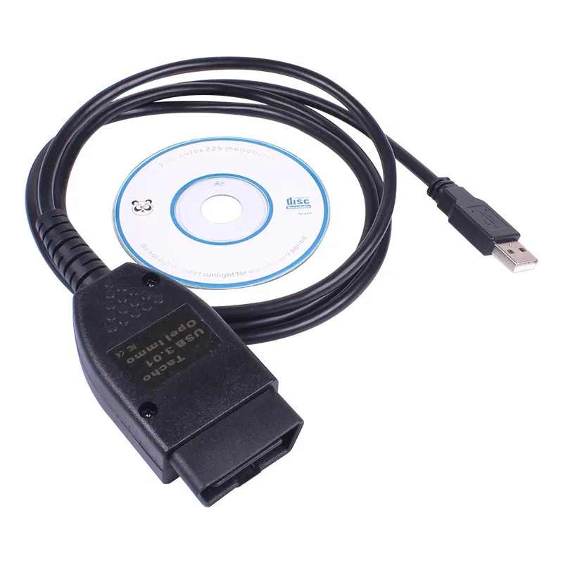 Диагностический кабель OBD2 для Vag Tacho Cable USB 3 01 + Opel Immo Airbag EEPROM PIN Reader коррекция