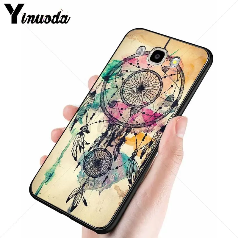 blue gold Mandala flower dream castcher