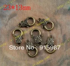 

Sweet Bell 50PCS/lot 23*13mm lobster clasp, buckle bags design restoring ancient ways lobster clasp accessories wholesale