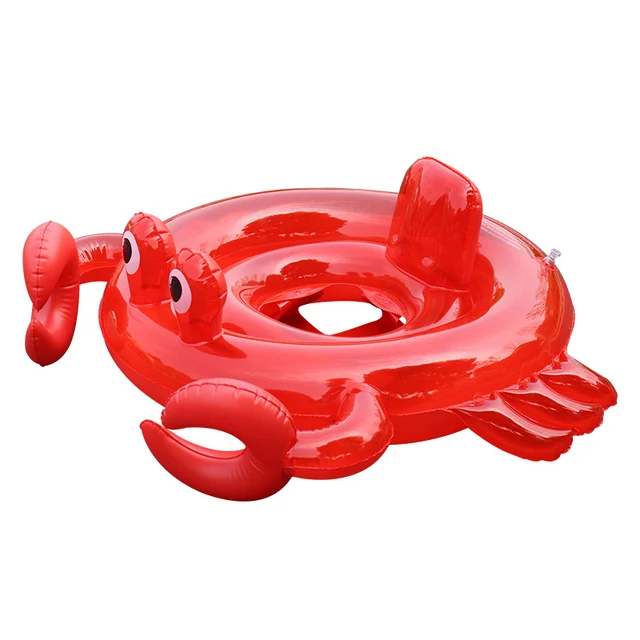 Baby Crab Swimming Float Seat Inflatable Crab Air Mattress Summer Water
