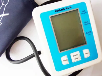 

2016 digital lcd blood pressure monitor portable Tonometer Meter for blood pressure meter health monitoring