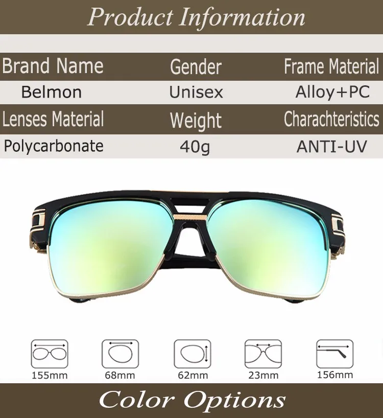 Модные роскошные солнцезащитные очки для мужчин и женщин, фирменный дизайн, полуоправы, солнцезащитные очки для мужчин и женщин, женская большая оправа, UV400 Oculos RS007