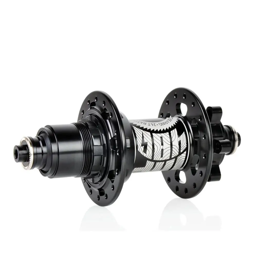 KOOZER Rear Hub 32H MTB Road Bike Hubs Thru axle 142*12mm Disc brake 4 bearings