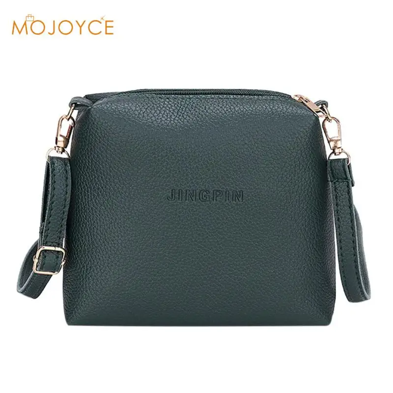 النساء بو الجلود حقيبة ساع السيدات الرجعية البسيطة حقائب كتف الفتيات المحمولة الصلبة Crossbody أكياس الشهيرة العلامة التجارية حقائب الأنثوية