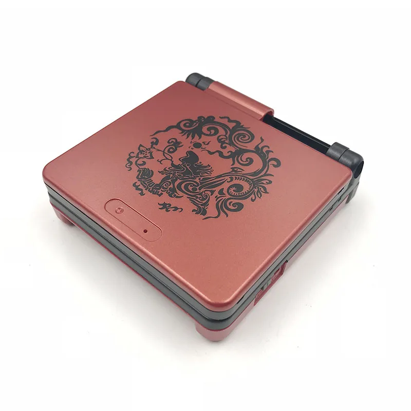 10 комплектов для игровой консоли GBA SP, чехол с мультипликационным принтом, ограниченная серия, полный корпус, Замена корпуса для nintendo Gameboy Advance SP - Цвет: Chinese dragon