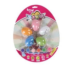 5pcs/lot DIY Hand Painted Colorful Eggs Drawing Toys Child Painting Water Color Pen Easter Egg Learning Education Toys For Kids
