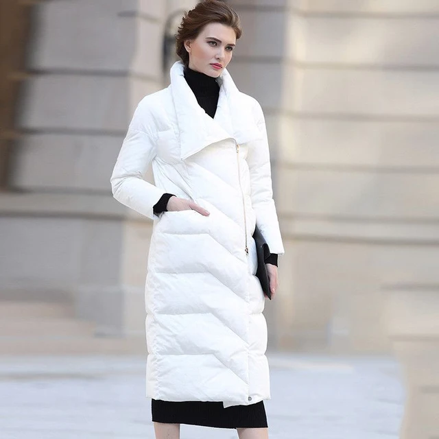 Cheap Parkas For Women Winter Duck Down Jacket Hooded Coat Long Loose Womens Winter Jackets And Coats Thick Female 2016 Warm Coat