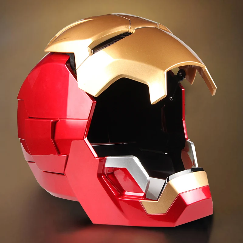 

Gmasking Avengers Iron Man Helmet MK43 1:1 Scale Lights Resin Crafts Wearable Adult Face Mask MK42 Hero Eye Light Switch