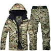 -30 Camouflage Men's Snow Clothes Skiing Suit Sets Snowboarding Costume 10k Waterproof Thicker Warm Snow Jackets and Strap Pants ► Photo 1/6