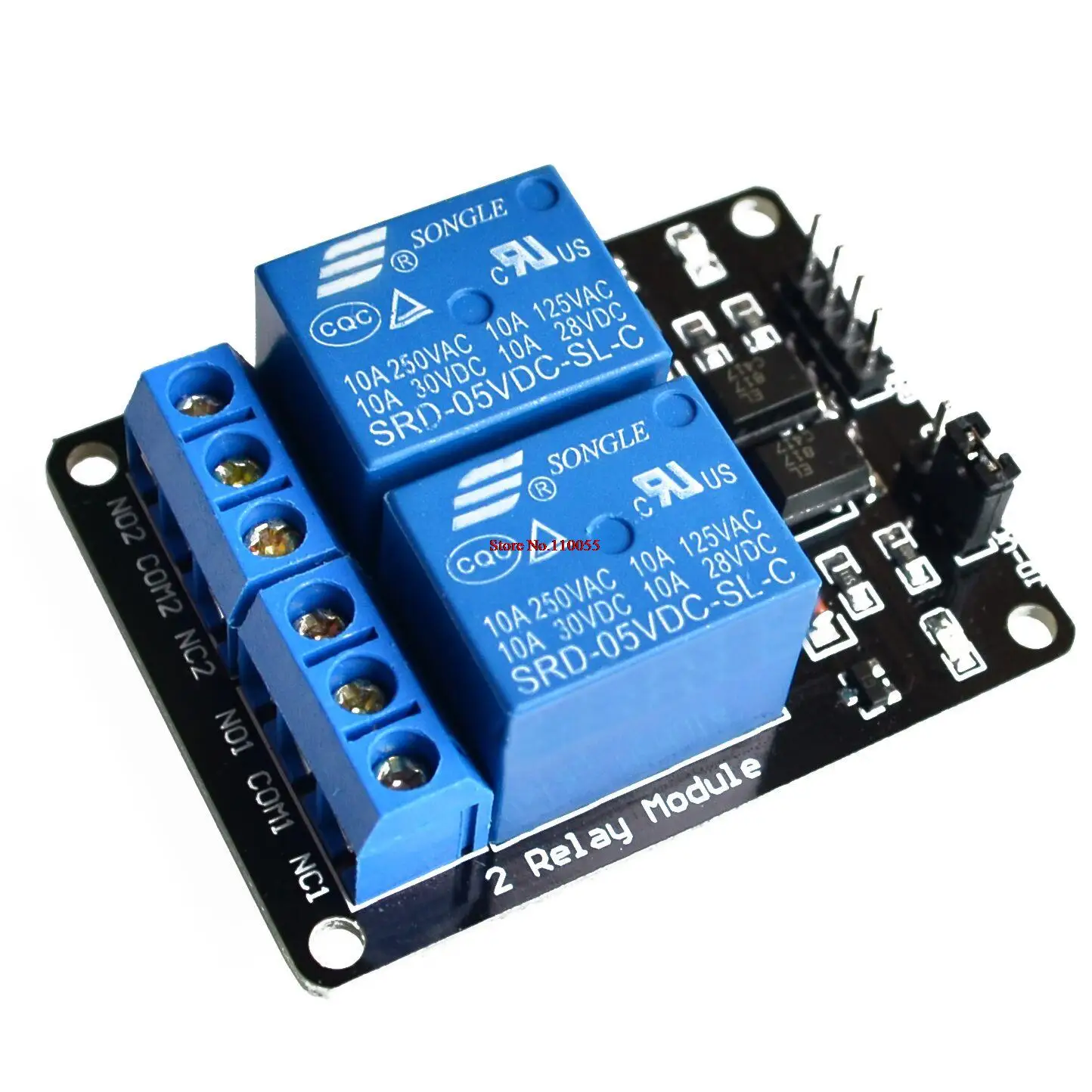

2PCS New 5V 2-Channel Relay Module Shield for ARM PIC AVR DSP Electronic