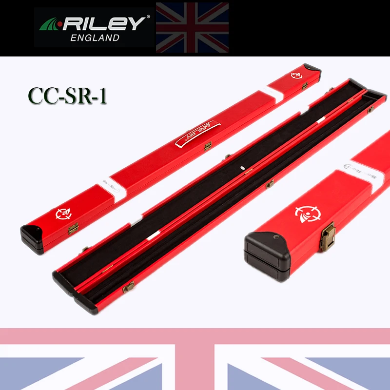 Riley CC-SR-1 스누커 큐 케이스 상자 3/4 막대 상자 내구성 키트 상자 내구성 키트 상자 전문 당구 스틱 액세서리 2019