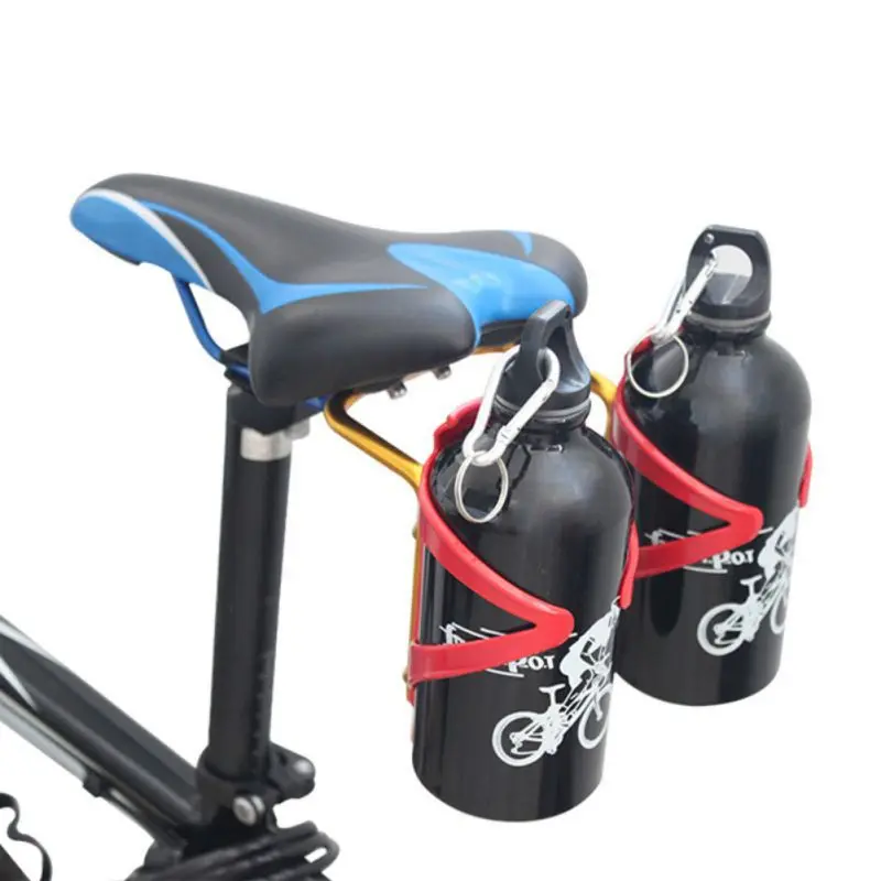 Bicycle Aluminum Bottle Cage Converter Holder Mountain Bike Saddle