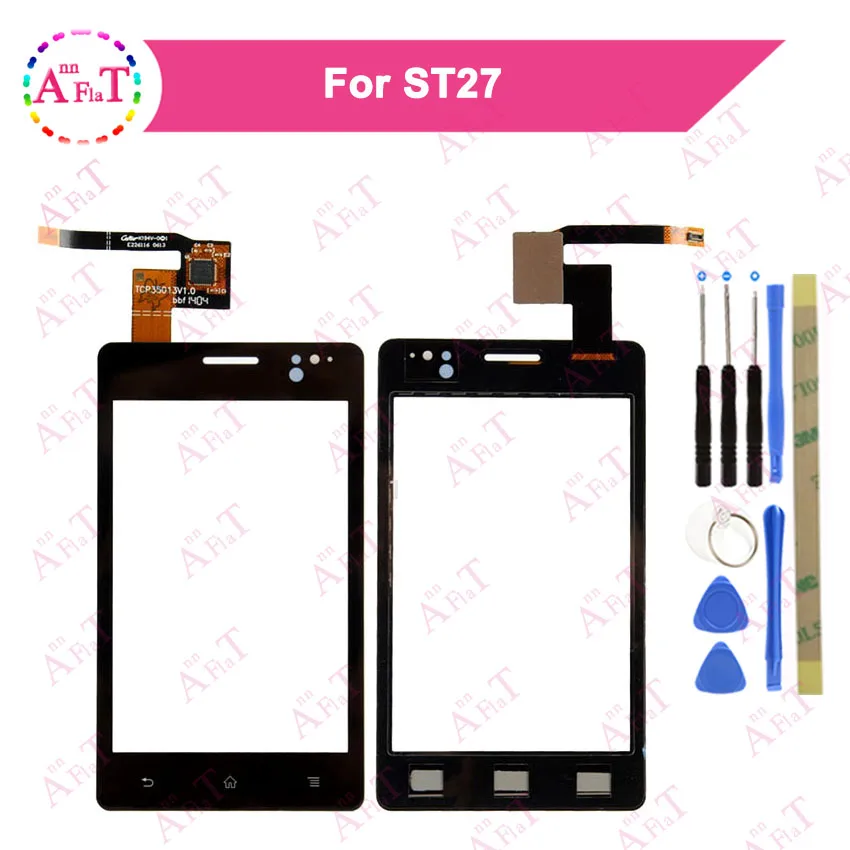 

3.5" For Sony Xperia Go ST27 ST27i ST27A Touch Screen Digitizer Sensor Outer Glass Lens Panel 3m glue Free