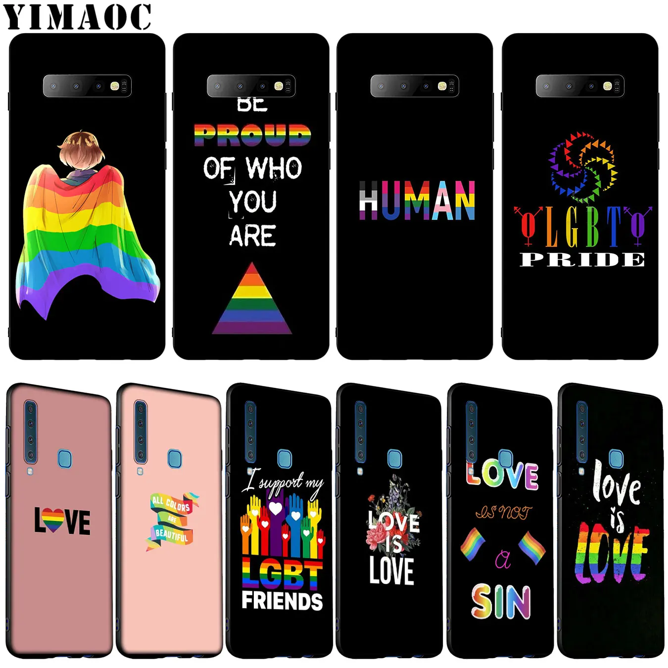 Мягкий силиконовый чехол YIMAOC для телефона ЛГБТ love is Love Samsung Galaxy S20 Ultra S10 Lite S9 S8 Plus S6