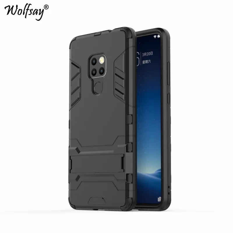 

Wolfsay Cover For Huawei Mate 20 Case Slim PC + Soft Rubber Armor Phone Case For Huawei Mate 20 Cover Fundas For Huawei Mate 20