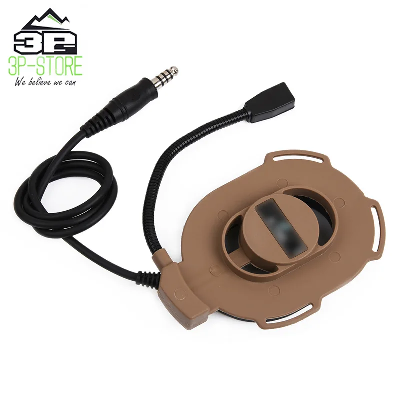 Fones de Ouvido Fone com Militar Wz027 + Wz113 Bowman Elite Tático Ptt ii U94 2 Bowman elite ii tático fones de ouvido