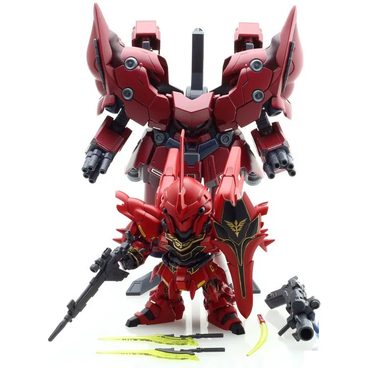 SD Gundam модель милый NZ-999 NEO ZEONG GUNDAM Sinanju UC Единорог мобильный костюм детские игрушки