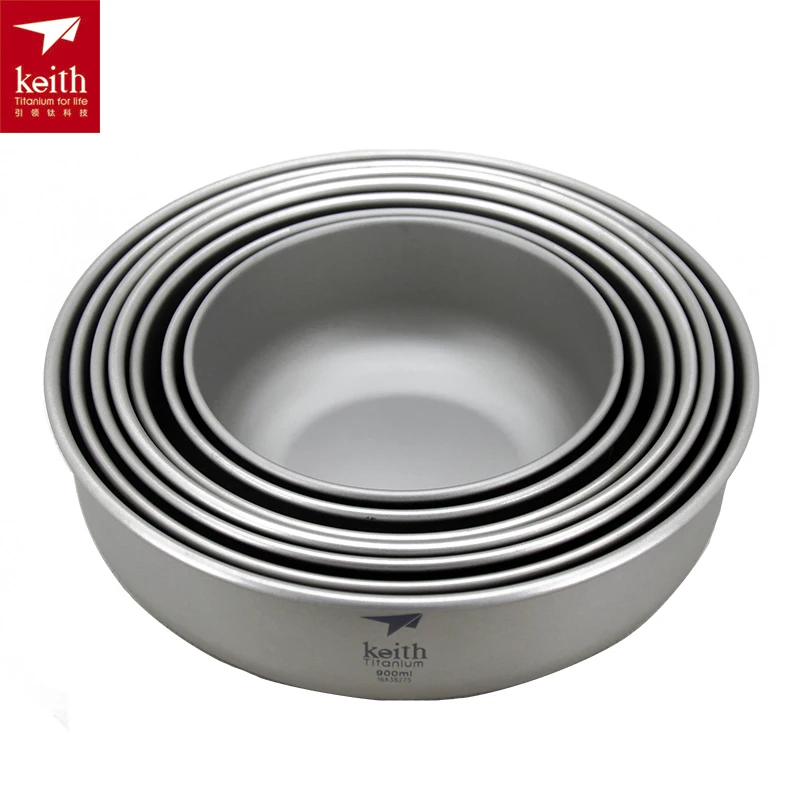 Keith un conjunto de Titanium plate camping al aire libre Vajilla ti5371/ti5377 Keith un conjunto de Titanium plate camping al aire libre Vajilla ti5371/ti5377