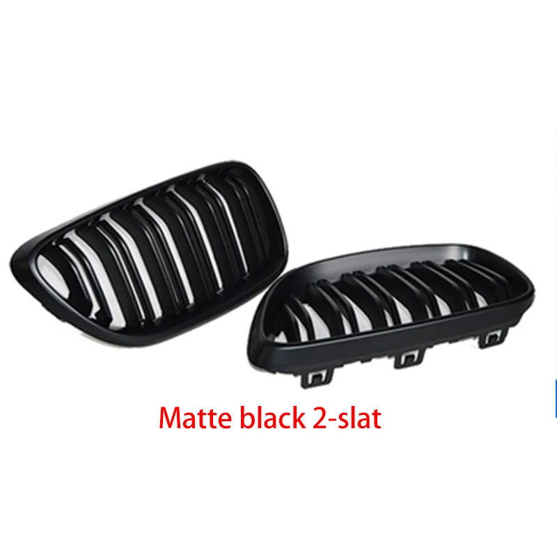 BMW 14-18 2 Series f23 f87 218i 220i 2281 M235i grille 2-slat matte black
