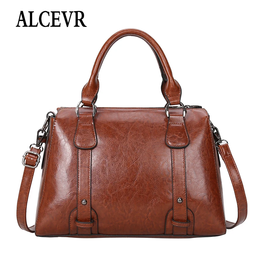 

ALCEVR Brand Designer Women Shoulder Bag Crossbody Soft PU Leather Messenger BagsHigh Quality Fashion Women Bags Handbags Totes