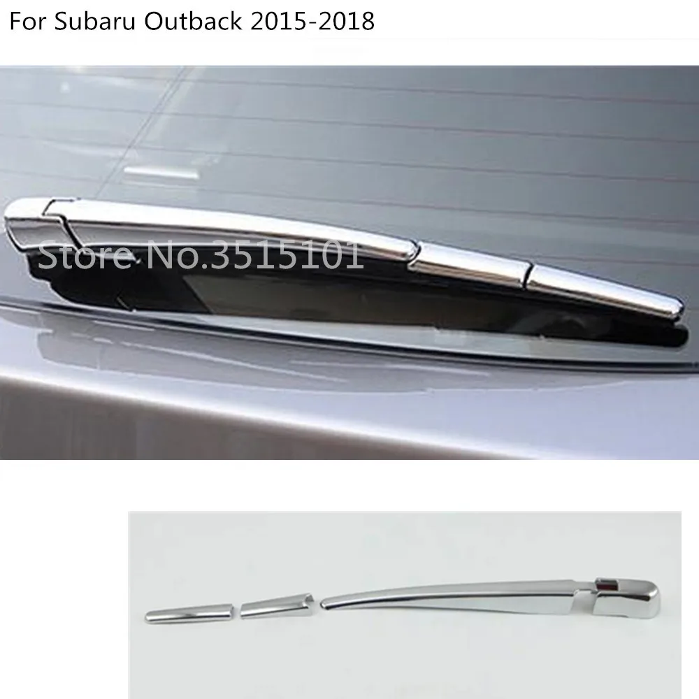 Molding windscreen trim ABS chrome rear glass wiper nozzle cover tail