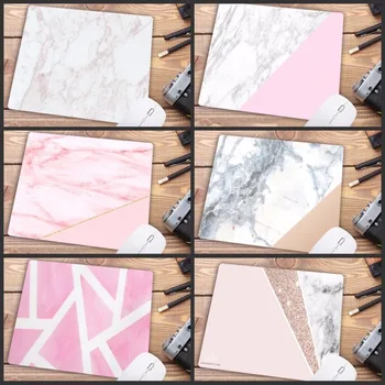 

Mairuige Promotion Russia White Pink Gold Marble Gaming Office Mice Mouse pad PC Computer mat Size for 180x220x2mm Mousepad