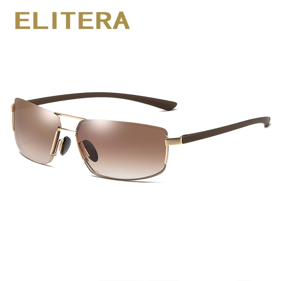 Beste ELITERA Merk Ontwerp Randloze Gepolariseerde Zonnebril Mannen Vrouwen Outdoor Vissen Zonnebril Eyewear