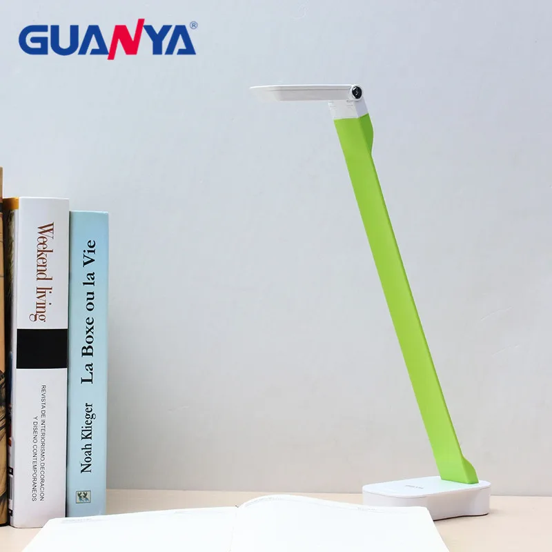 

GUANYA 4W LED Desk Lamp 3 Level Dimmable Rechargable Multifunctional Reading Light Lamp Emergency Light LED Power with USB Port