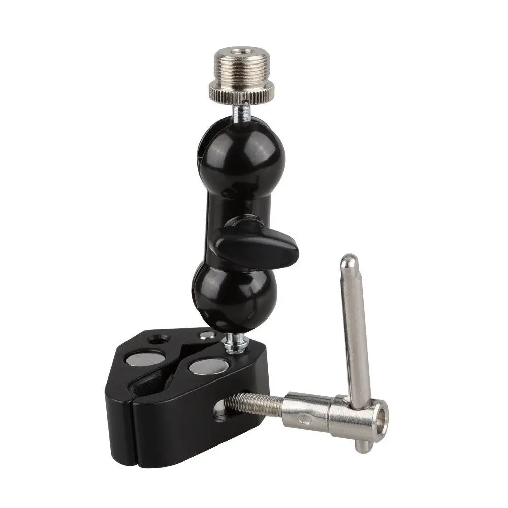 Crab clamp  _Mini Ball Head _Camera Mount _for _microphones (4)