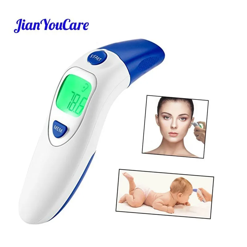 

Baby Termometro Digital IR LCD Infrared Dual Mode Forehead & Ear Adult Body Thermometer Measurement Alarm Function thermometre