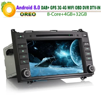 

8"Android 8.0 Autoradio DAB+ Bluetooth WiFi 4G Radio GPS BT SD USB CD OBD Car CD player for Volkswagen VW Crafter 2006 onwards