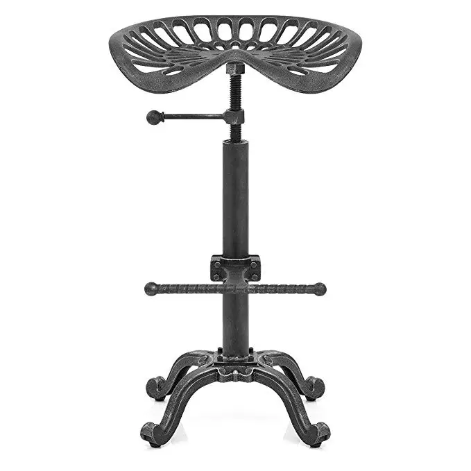 Adjustable Vintage Bar Stool Silver Industrial Farmhouse Tractor Seat Adjustable Bar Stool Industrial Bar Chair Seat Adjustable Vintage Bar Stool Silver Industrial Farmhouse Tractor Seat Adjustable Bar Stool Industrial Bar Chair Seat
