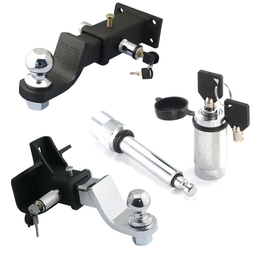 

High Quality Locking Hitch Pin Trailer Coupler Lock Set Truck Trailer Receiver Lock Security Attach Tow Ball Mount To Tow Bar