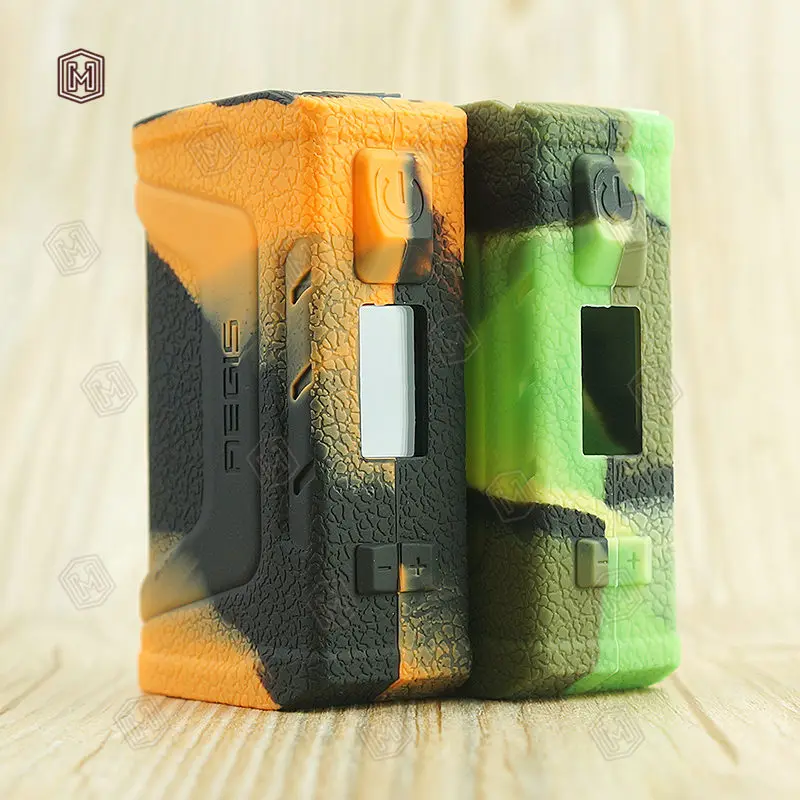 

Microsmoke 2pcs silicone case for Authentic GeekVape Aegis Legend Kit 200W skin sleeve cover sticker tactile and tough quality