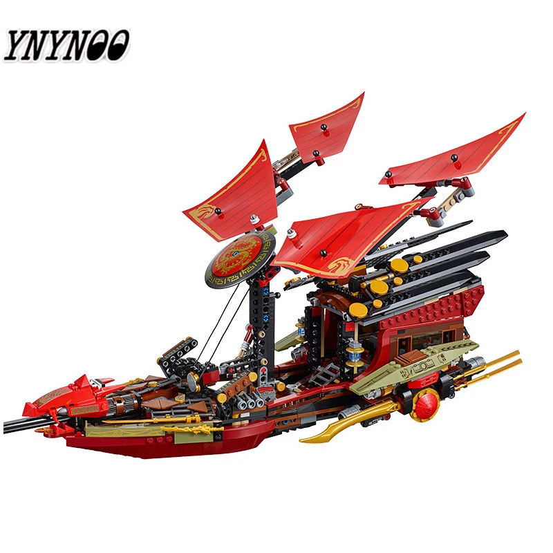 

YNYNOO Bela 10402 Building Blocks Final Fight of Destiny's Bounty Blocks Kid Bricks Toys Compatible 06020 funny boy gift