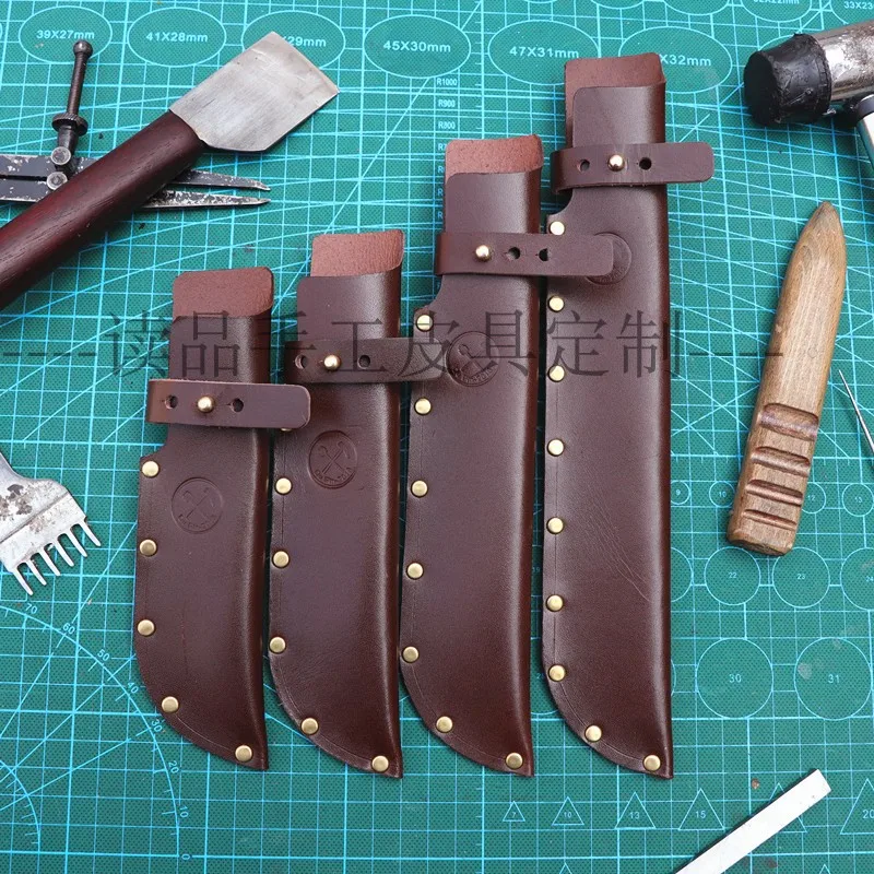 

cowhide Defensive Fixed Blade Knife 7Cr17Mov Steel Exquisite Shadow Wood Handle Outdoor Survival Knife & Leather Sheath