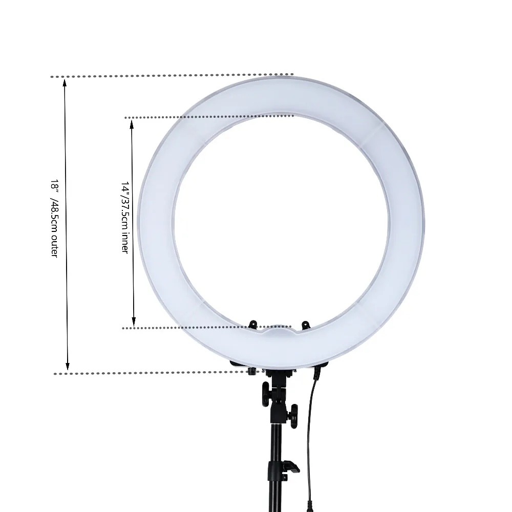 Распродажа 1" кольцевой светильник с регулируемой яркостью для фотосъемки, фотостудии, телефона, видео, светодиодный кольцевой светильник, лампа для камеры смартфона