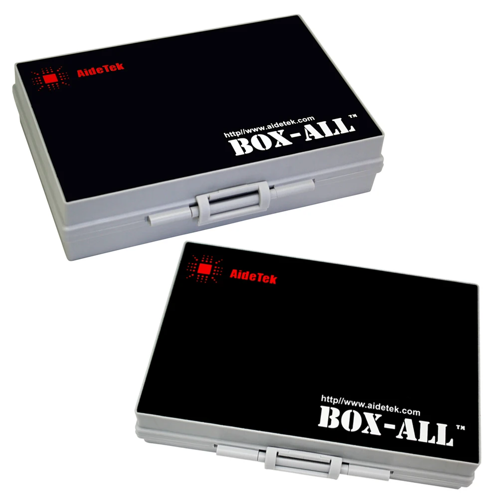 2PCS AideTek Electronics smd Storage Cases Organizers SMD SMT resistor capacitor enclosure plastics toolbox BOXALL96+BOXALL48 2